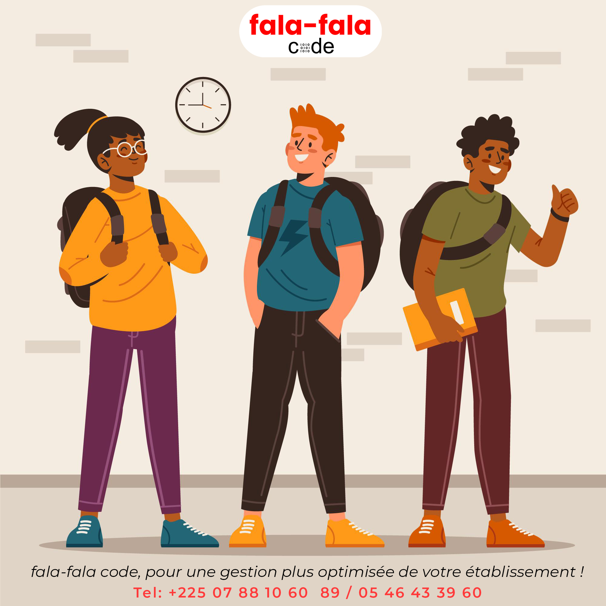 Fala-Fala Code - Solutions numériques